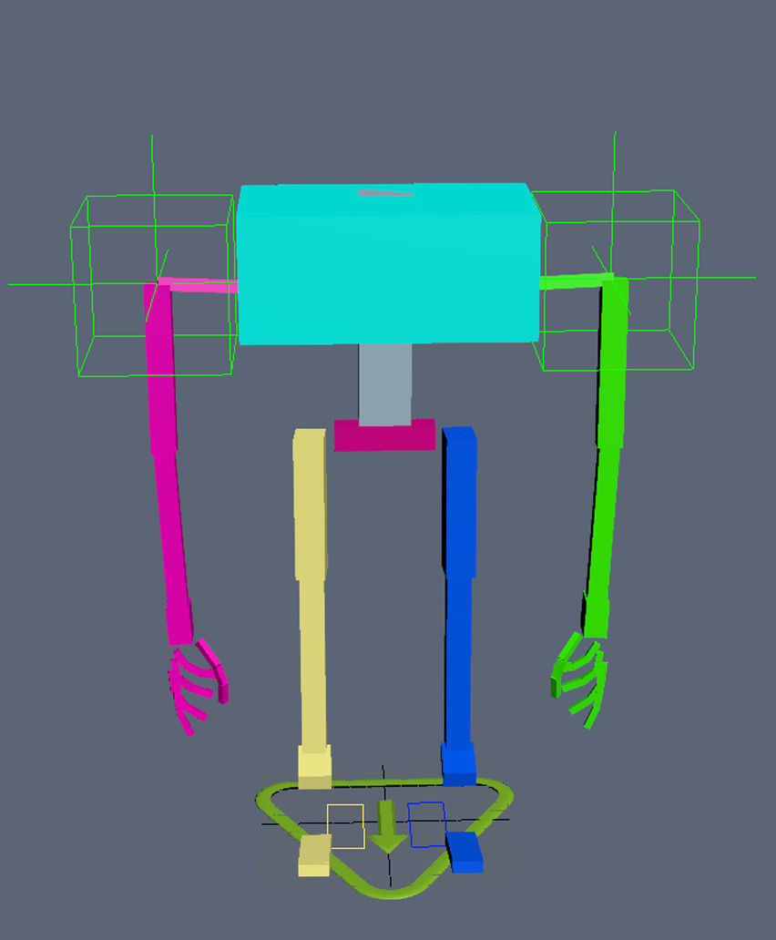 Pilot Boy and Mecha 3D model_7