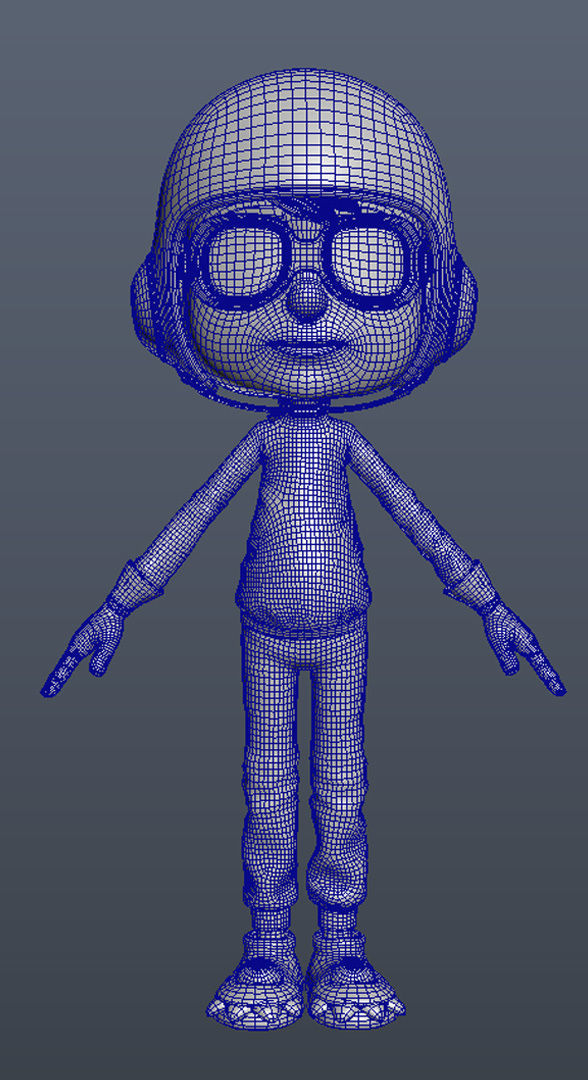 Pilot Boy and Mecha 3D model_14