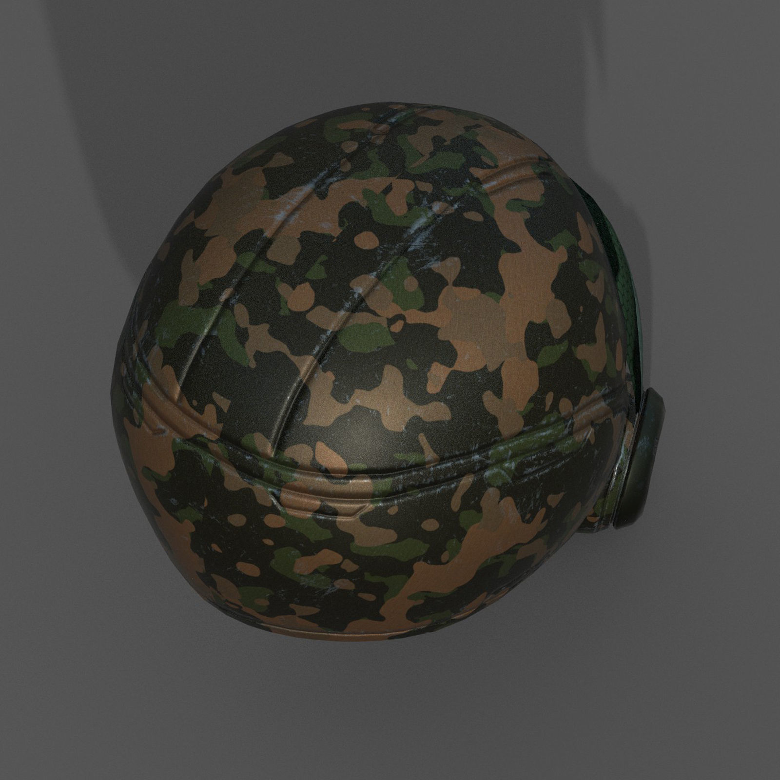 Helmet scifi armor combat fantasy armor Low-poly 3D model_5