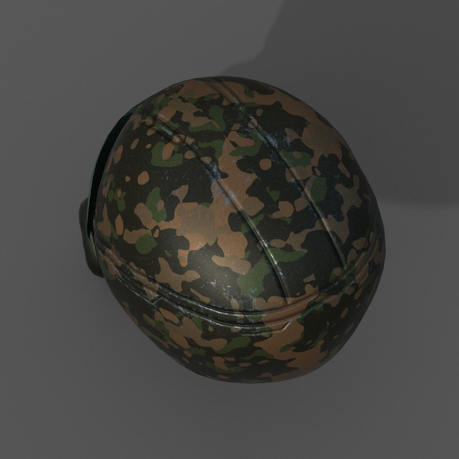 Helmet scifi armor combat fantasy armor Low-poly 3D model_6