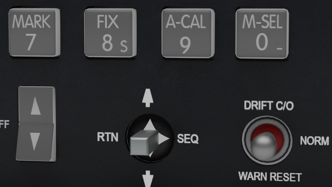 F16 Integrated Control Panel - ICP 3D model_8
