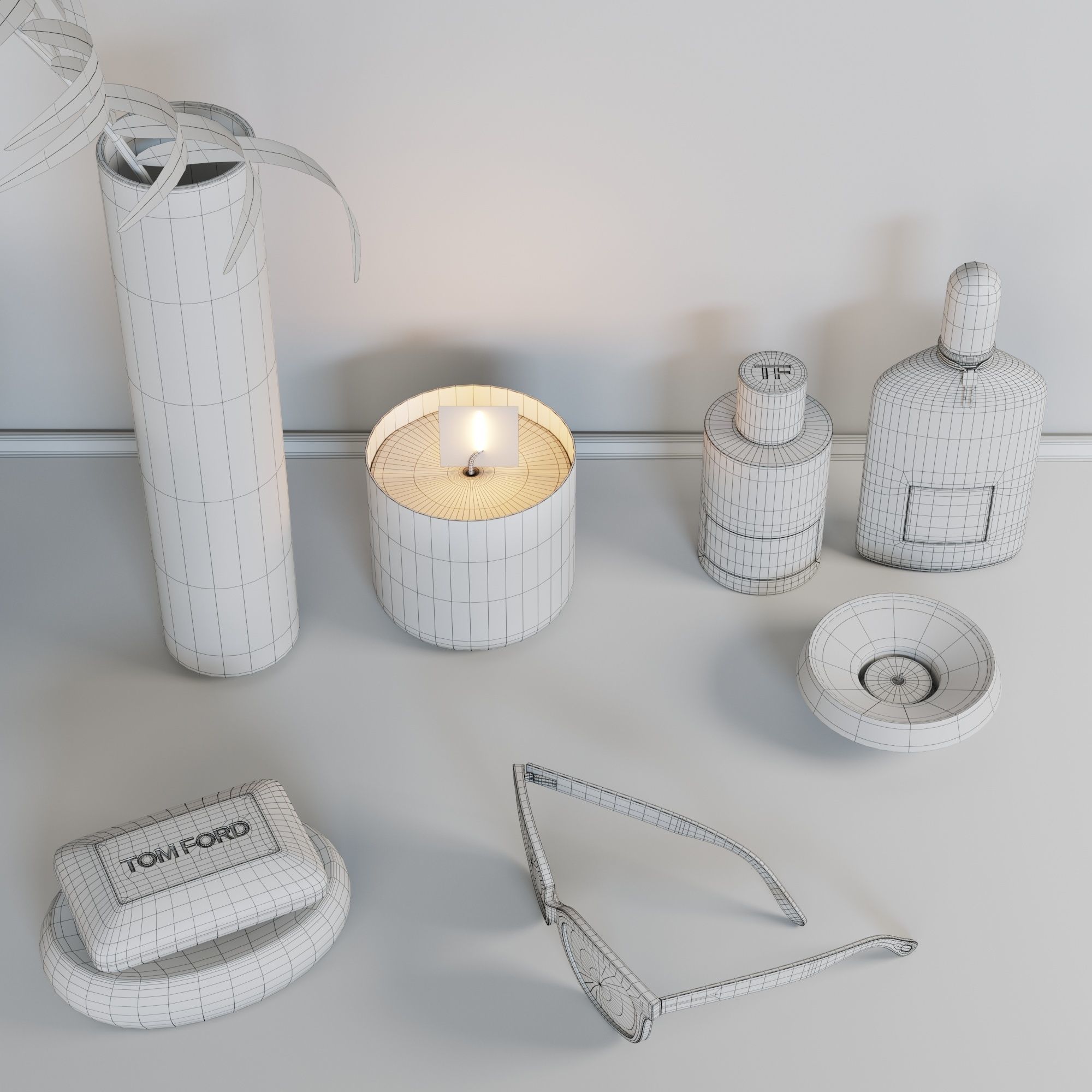 Bath decor Tom Ford  3D model_2