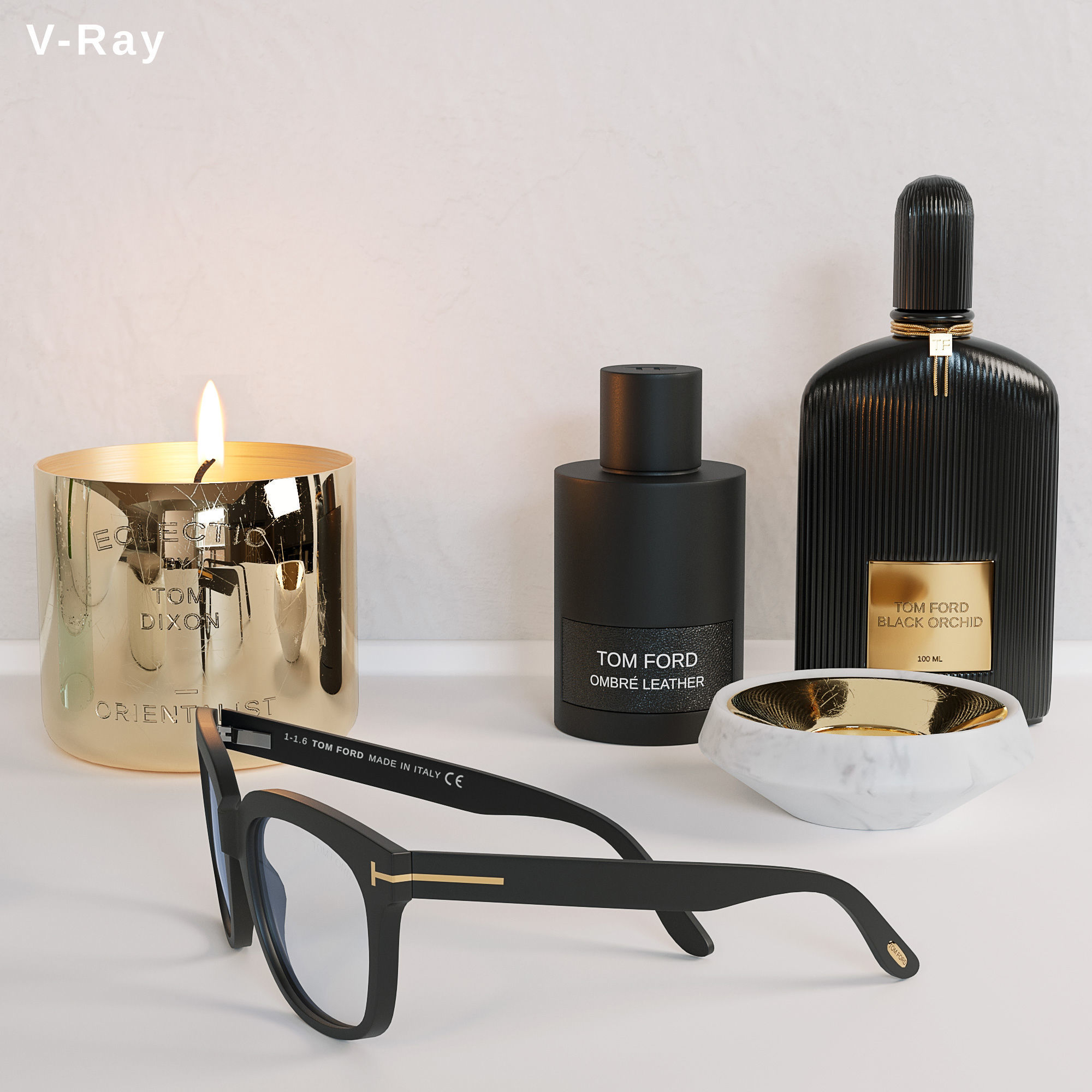 Bath decor Tom Ford  3D model_9