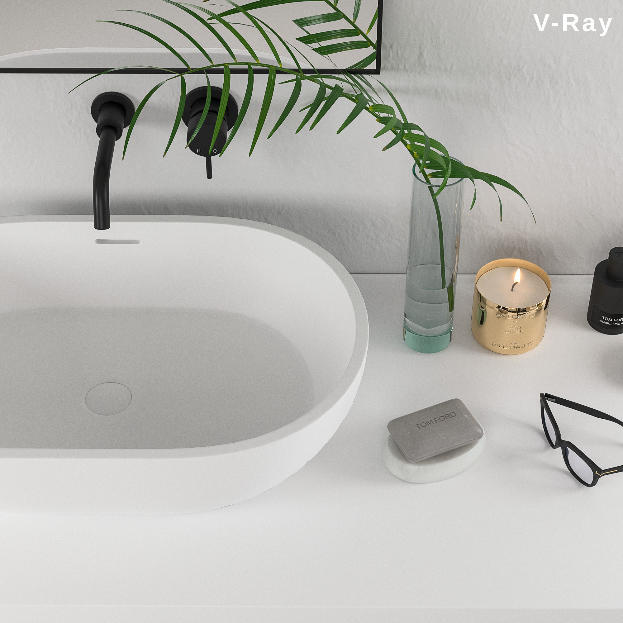 Bath decor Tom Ford  3D model_8