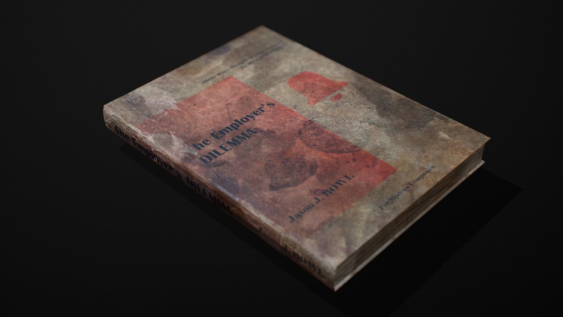 New and Old books - magazines - notes Low-poly 3D model_11