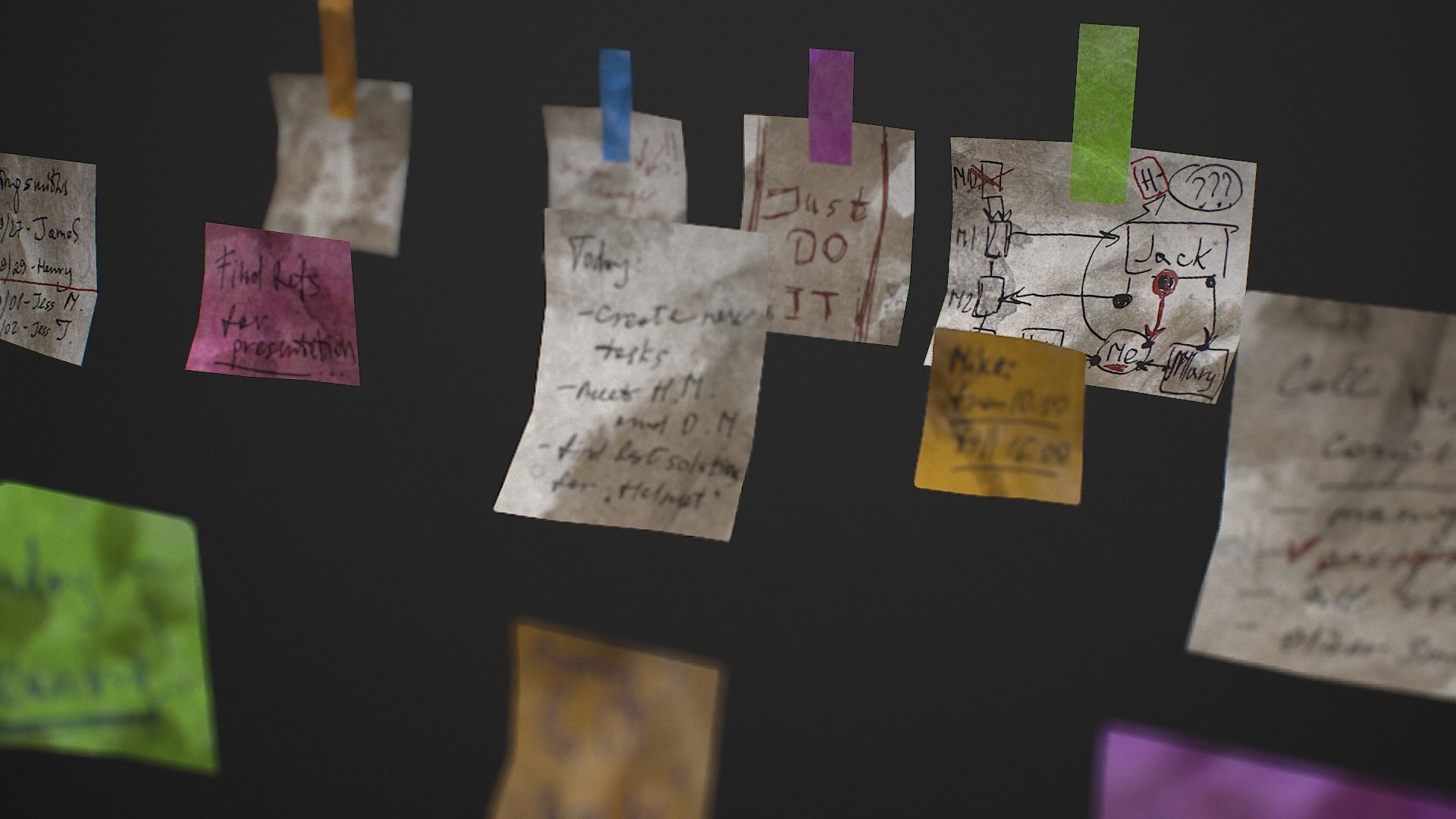 New and Old books - magazines - notes Low-poly 3D model_15