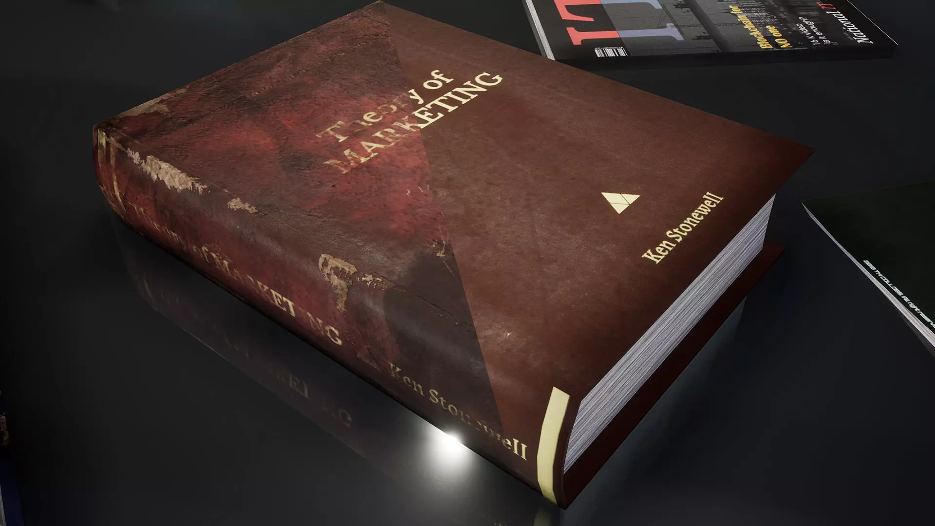 New and Old books - magazines - notes Low-poly 3D model_0