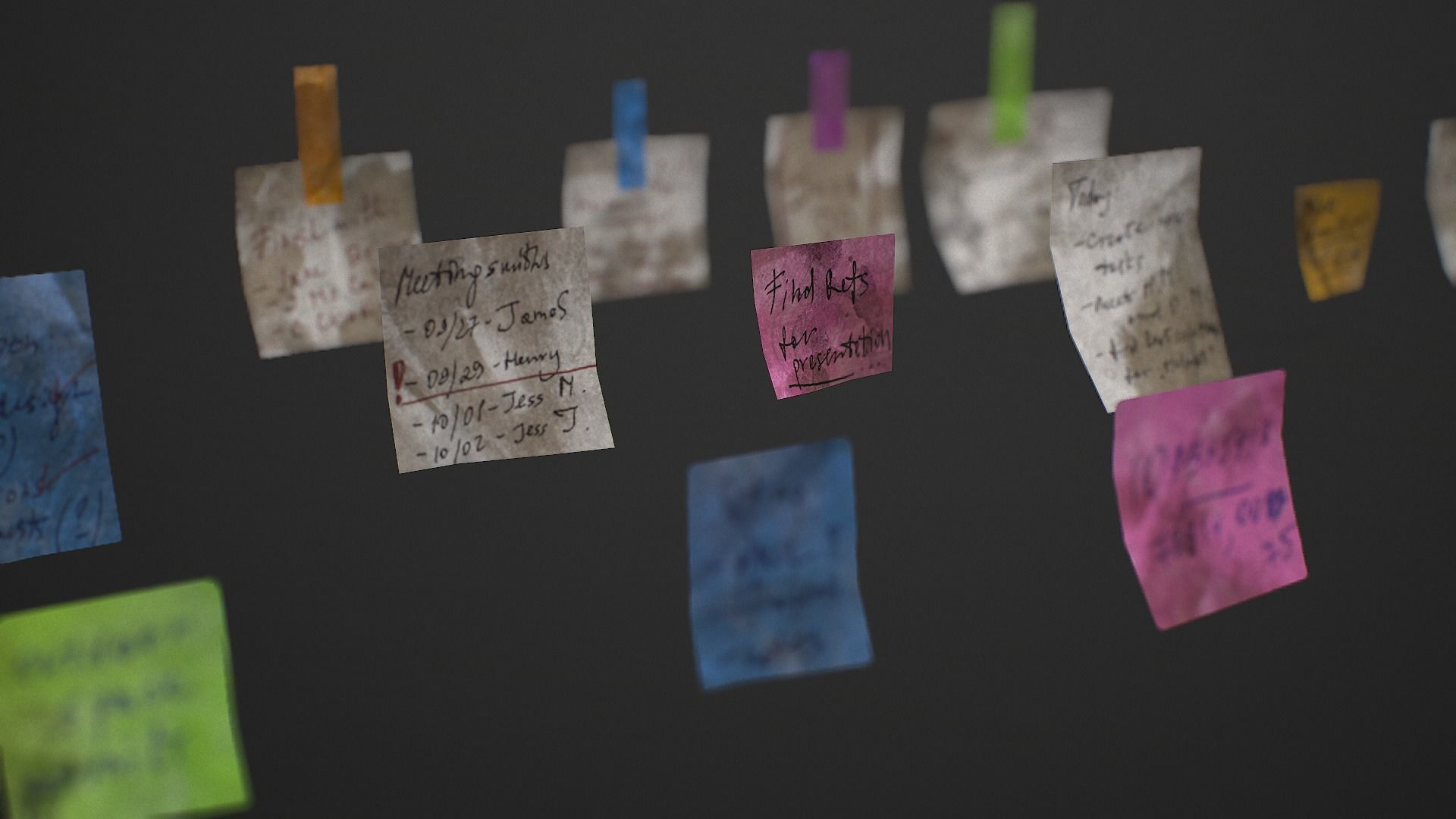 New and Old books - magazines - notes Low-poly 3D model_14