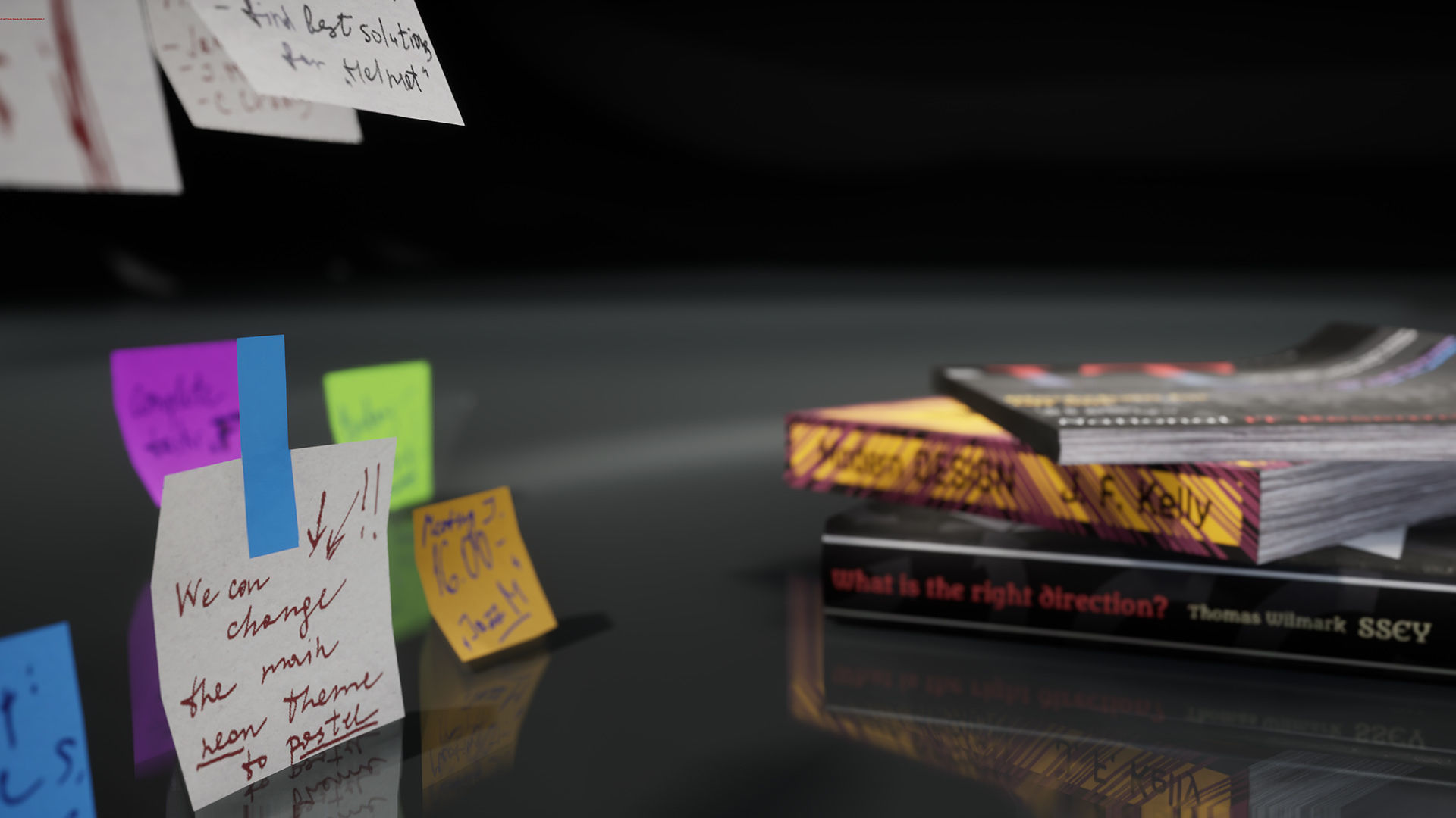 New and Old books - magazines - notes Low-poly 3D model_34