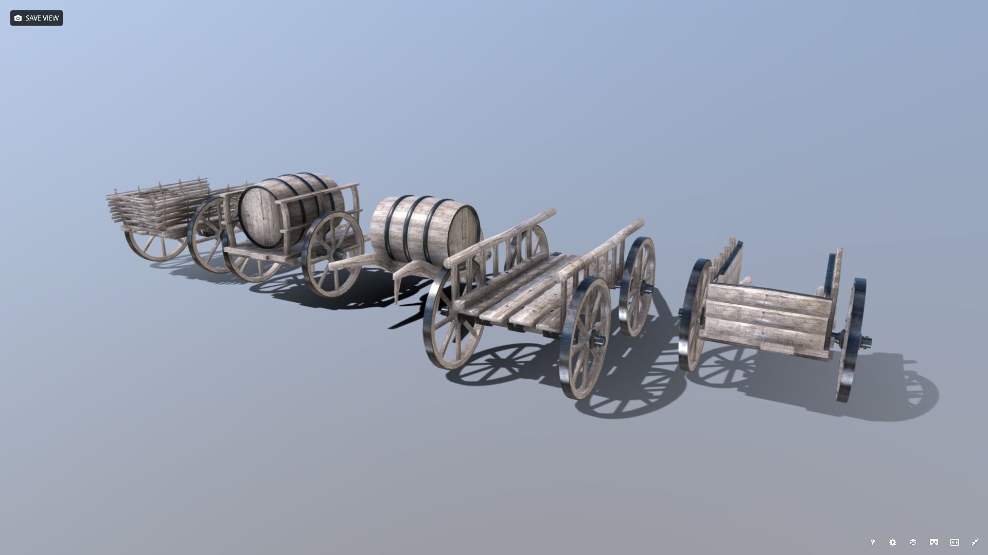 Medieval Multi-pack - Town Clutter 3D Model Collection_13