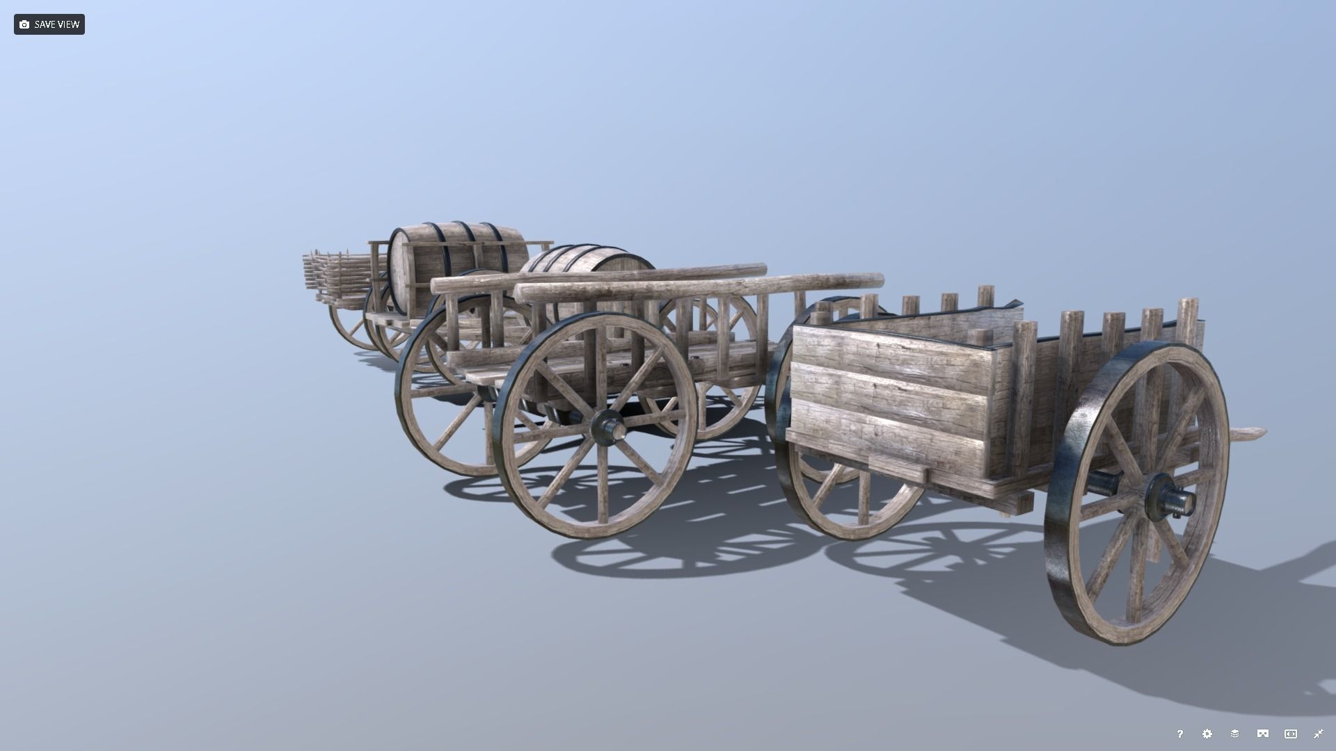 Medieval Multi-pack - Town Clutter 3D Model Collection_16