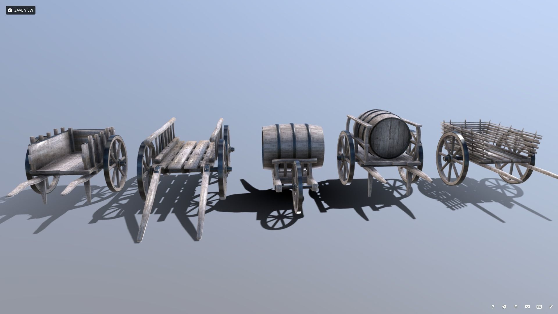 Medieval Multi-pack - Town Clutter 3D Model Collection_15