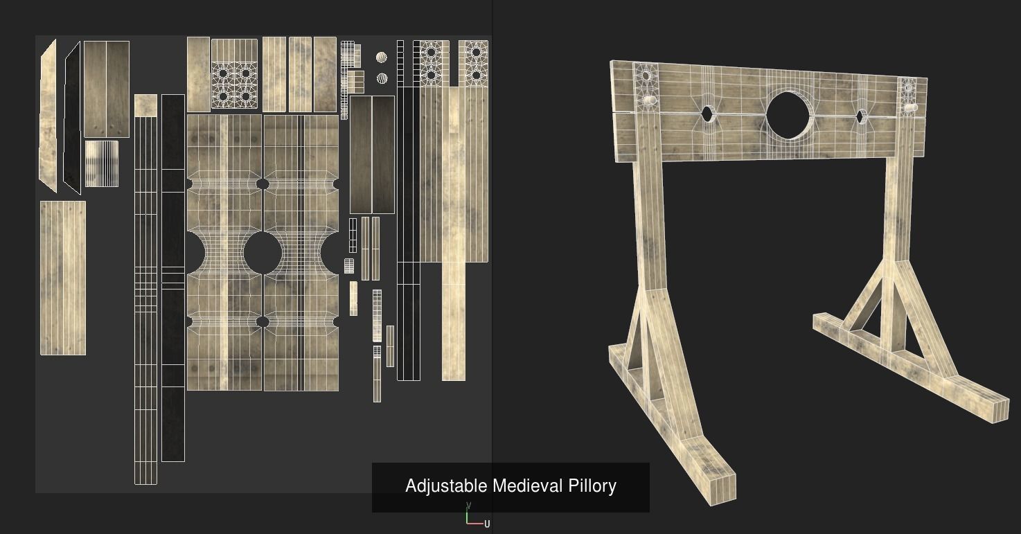 Medieval Multi-pack - Town Clutter 3D Model Collection_8