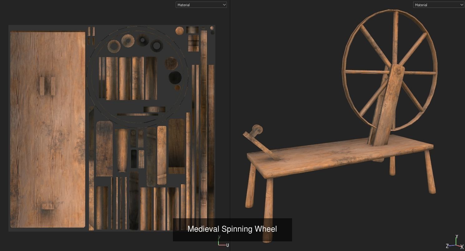 Medieval Multi-pack - Town Clutter 3D Model Collection_9