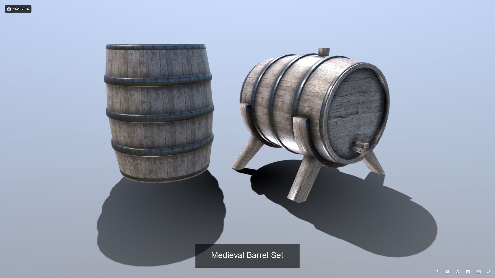 Medieval Multi-pack - Town Clutter 3D Model Collection_5