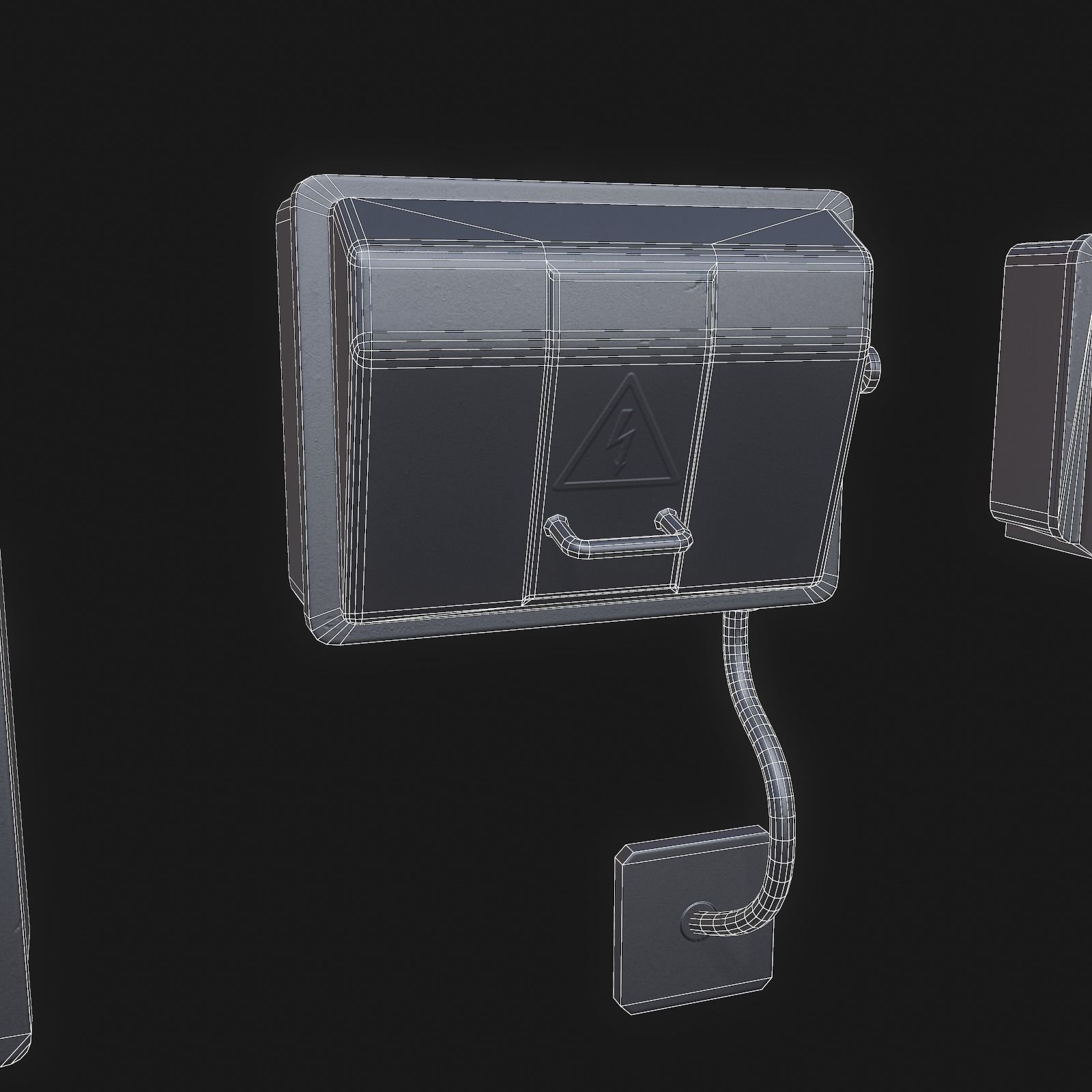 Electrical Boxes Free low-poly 3D model_14