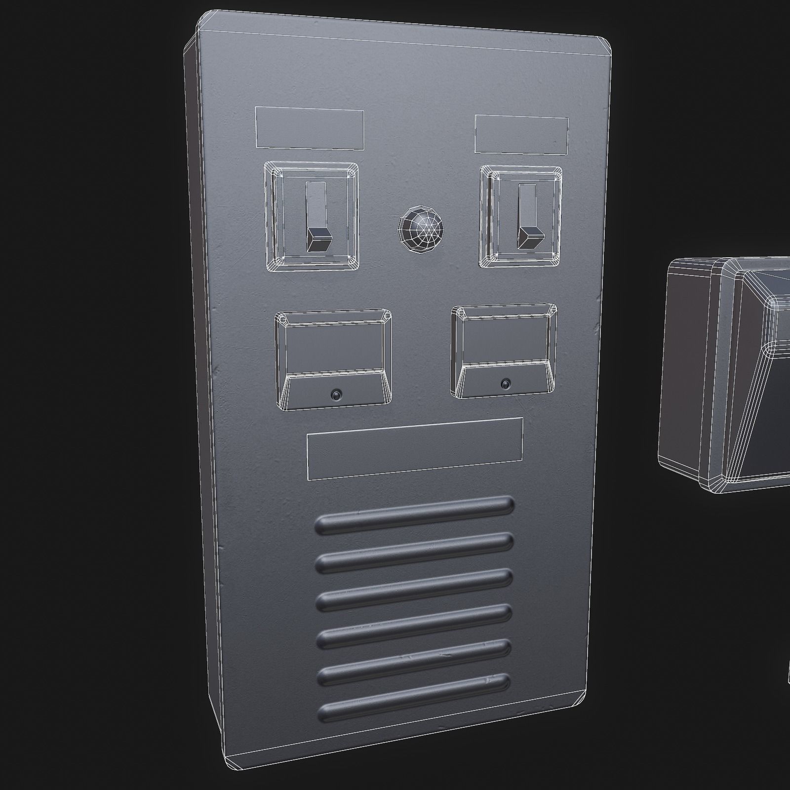 Electrical Boxes Free low-poly 3D model_13