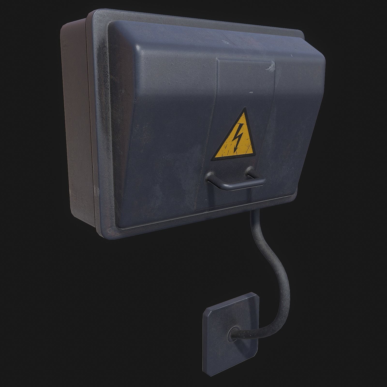 Electrical Boxes Free low-poly 3D model_7