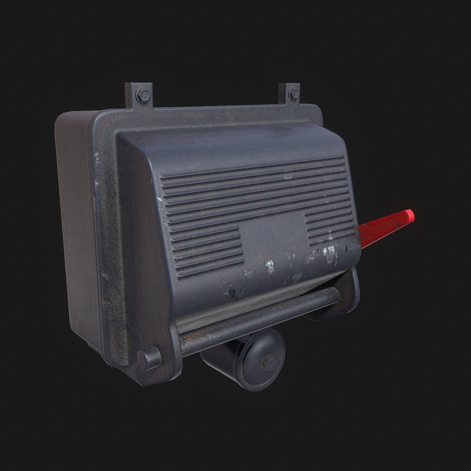 Electrical Boxes Free low-poly 3D model_8