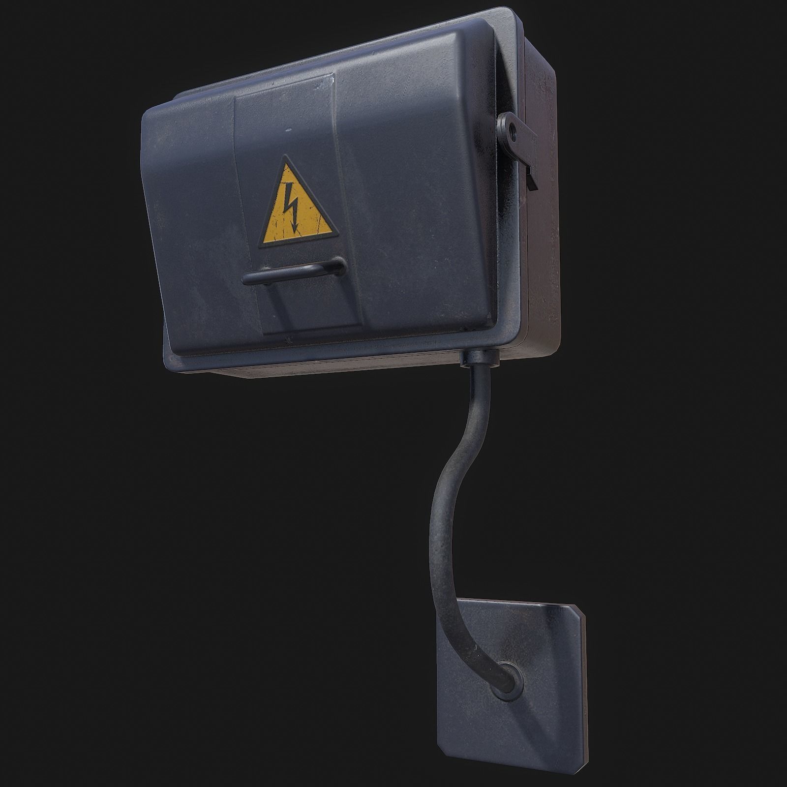 Electrical Boxes Free low-poly 3D model_6