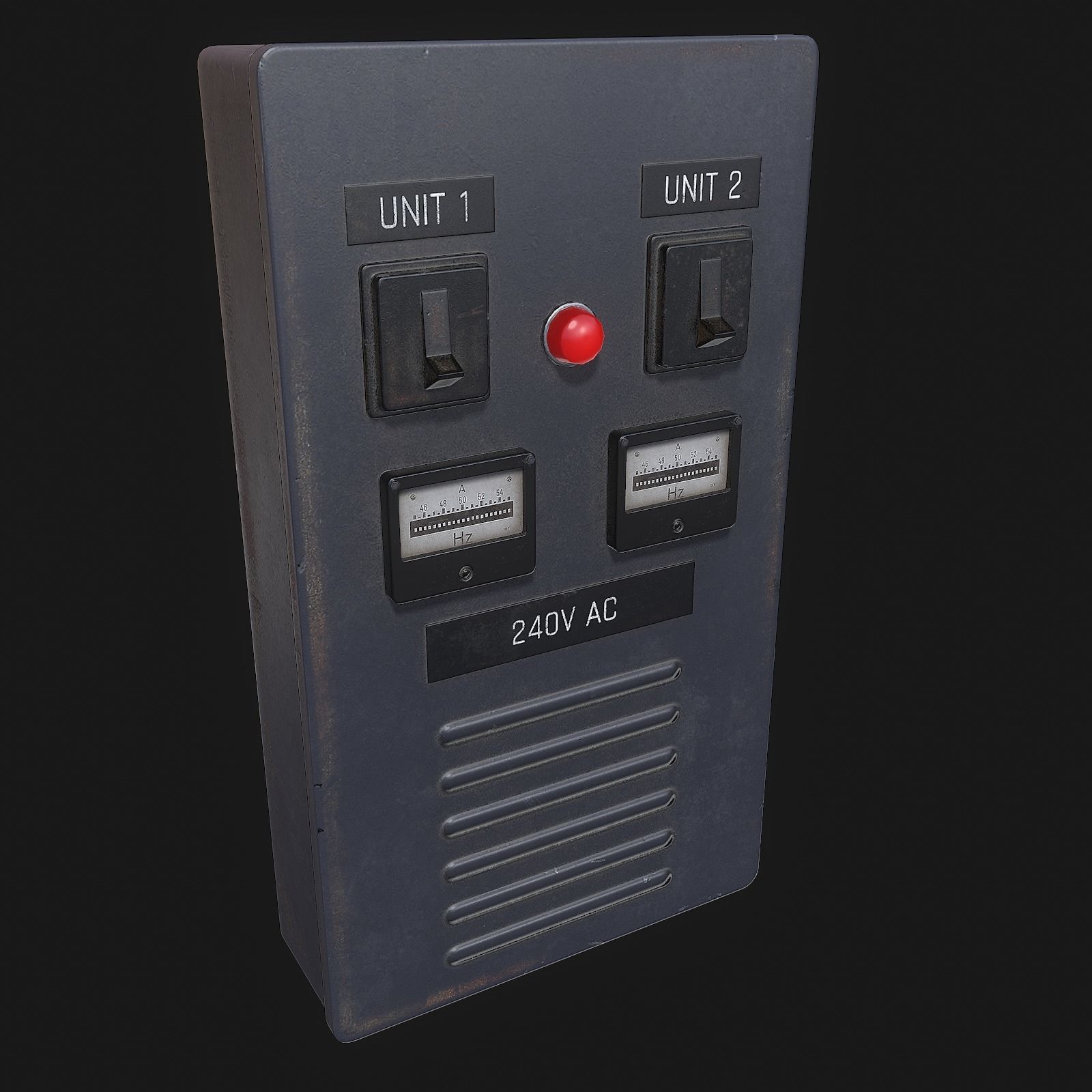Electrical Boxes Free low-poly 3D model_4