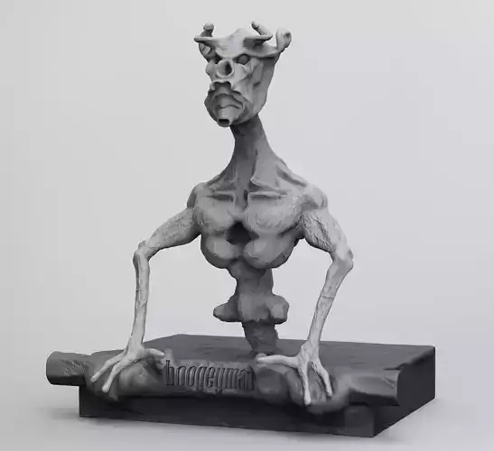 Boogeyman sculpture of demon