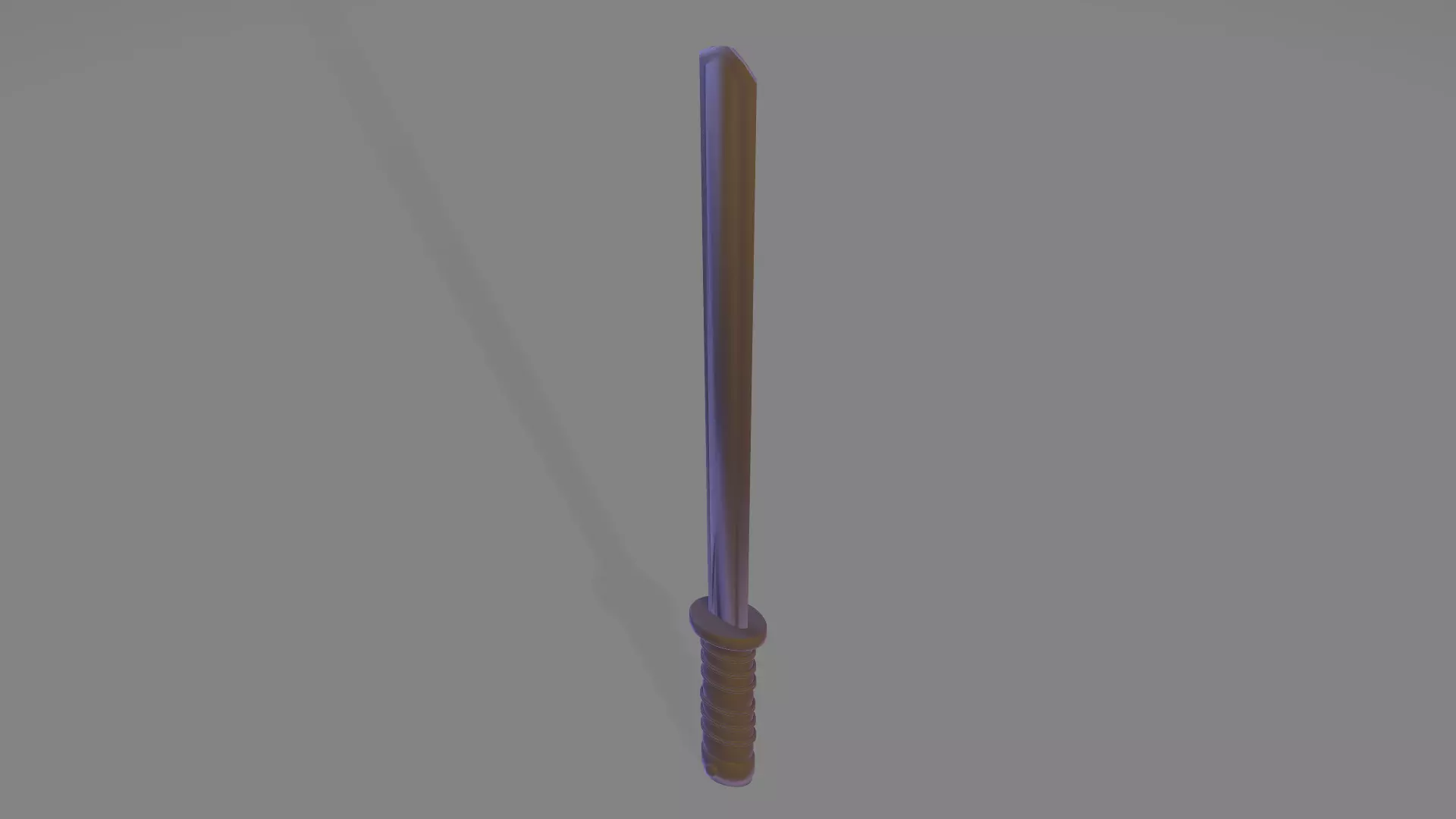 Mighty Hero Legendary Wooden Sword 3D print model_0