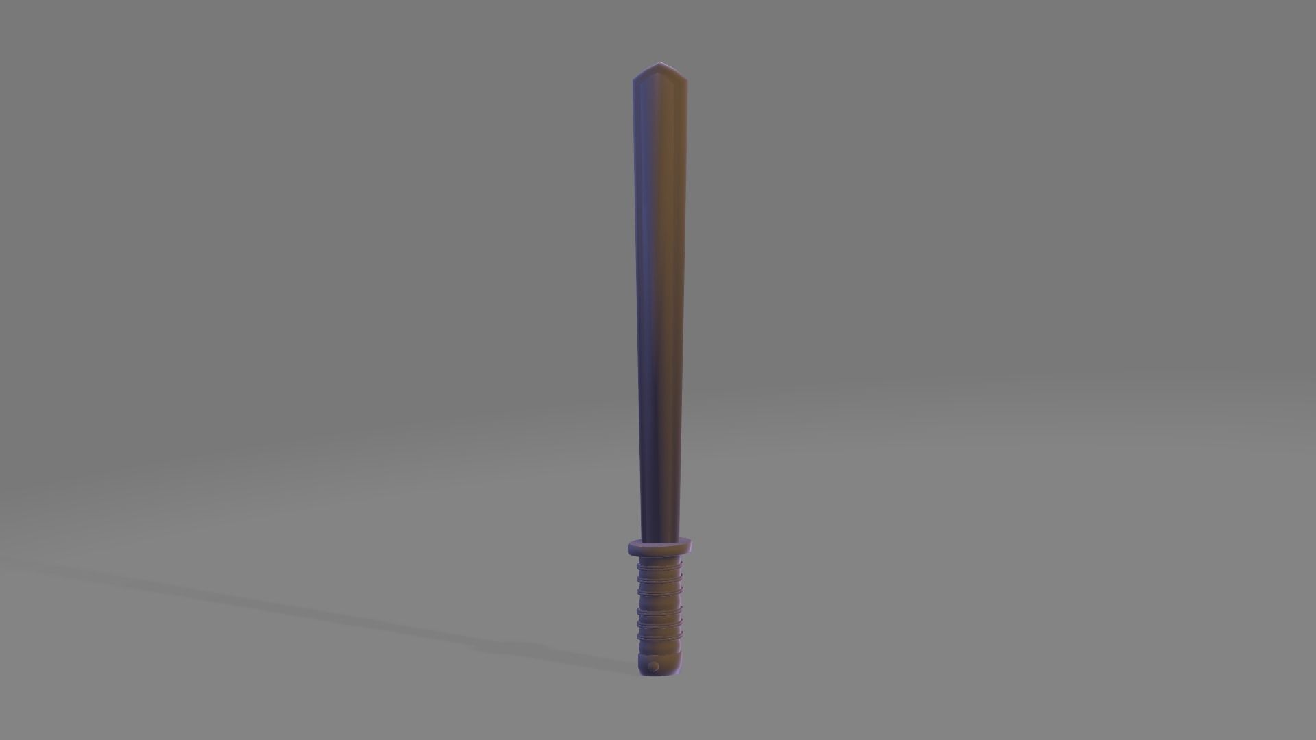 Mighty Hero Legendary Wooden Sword 3D print model_3