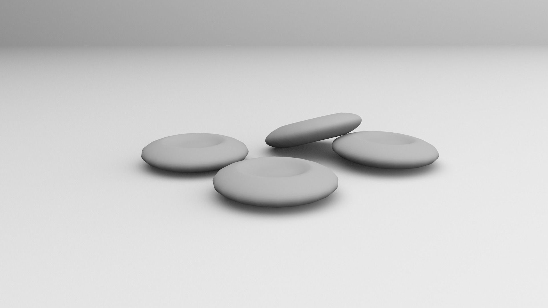 Mint Chocolate Coin 3D model_3