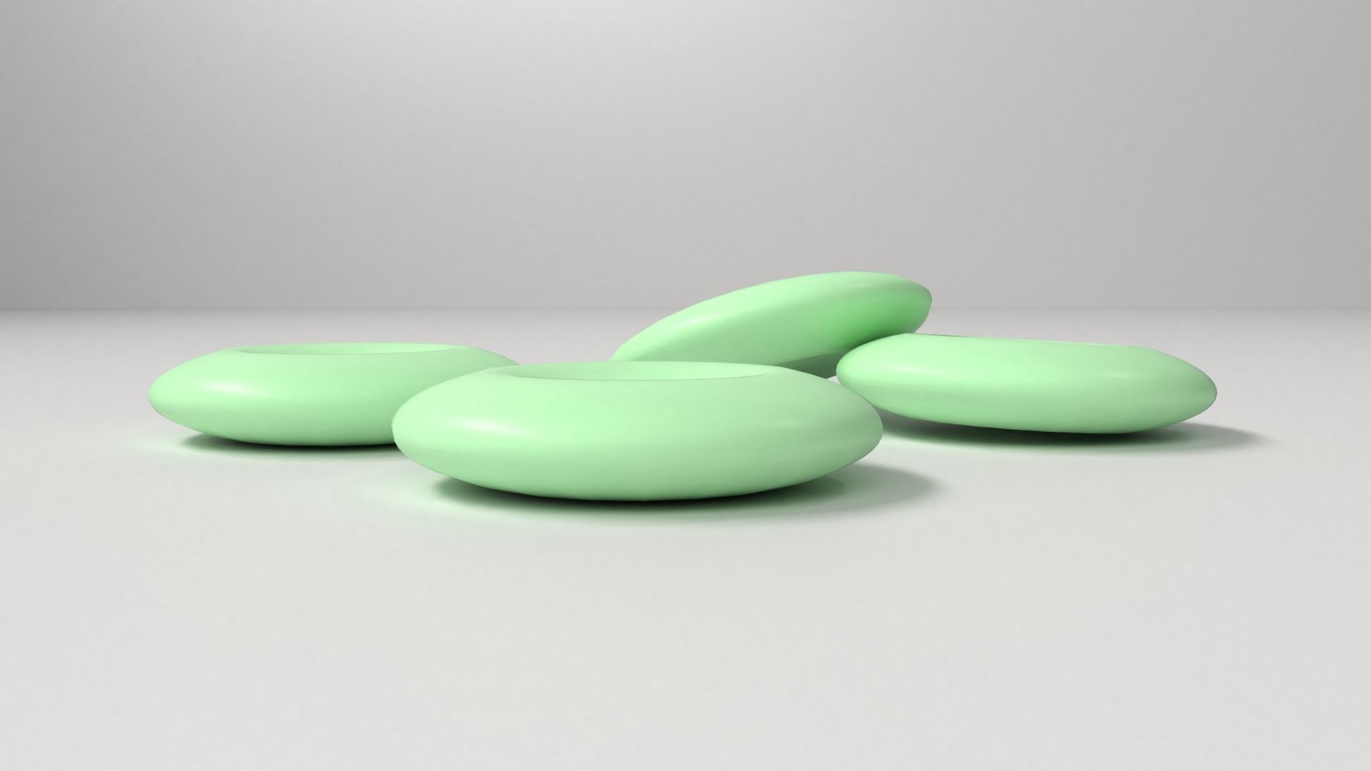 Mint Chocolate Coin 3D model_1