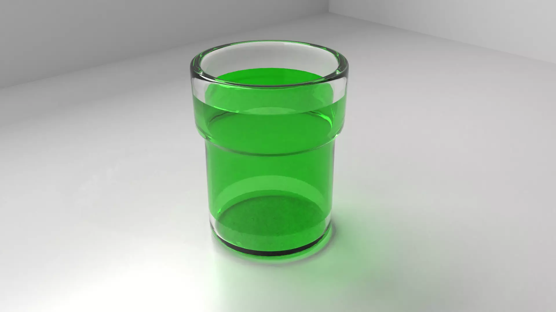 Glass Cup 13 with Liquid 3D model
