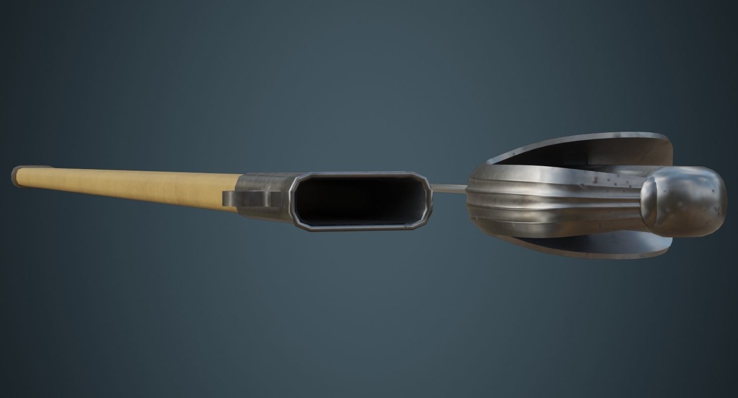 Saber 2A Low-poly 3D model_3