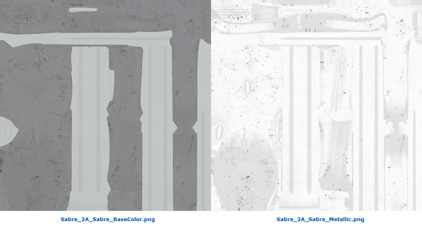 Saber 2A Low-poly 3D model_8