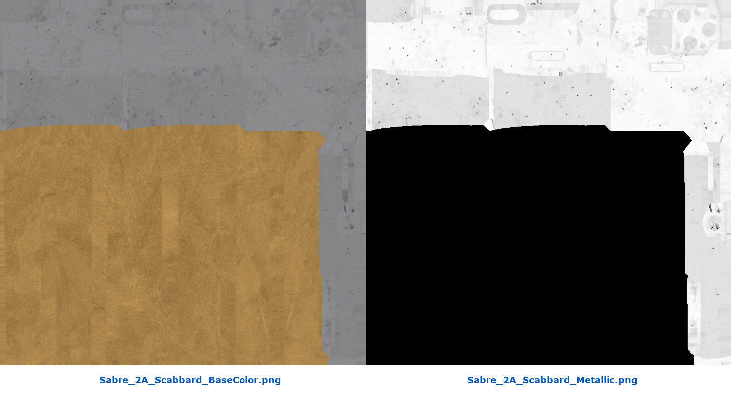 Saber 2A Low-poly 3D model_11