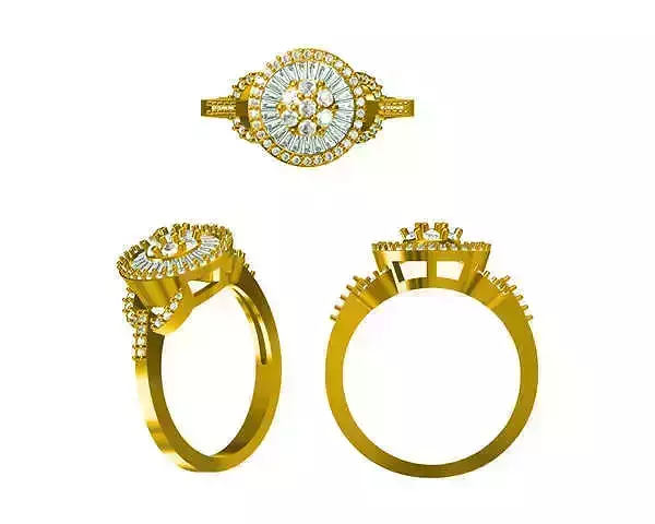 JCD Format Classic round shape engagement rings design course