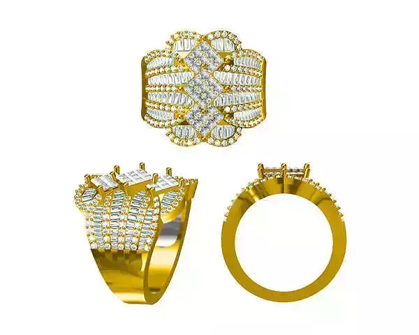 JCD Format Vintage engagement rings 3d jewelry files for sale