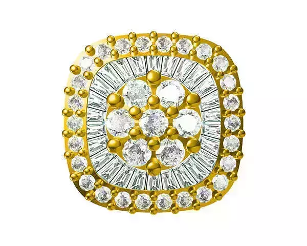 JCD Format Engagement pendant  for women cad jewellery course 3D print model