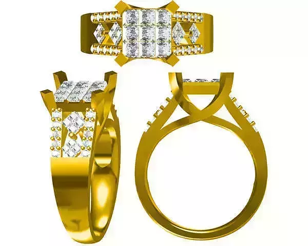 JCD Format Diamond engagement rings cad cam jewelry