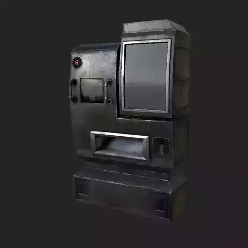 Cyberpunk Vending machine Low-poly 3D model Cyberpunk Vending machine Low-poly 3D model