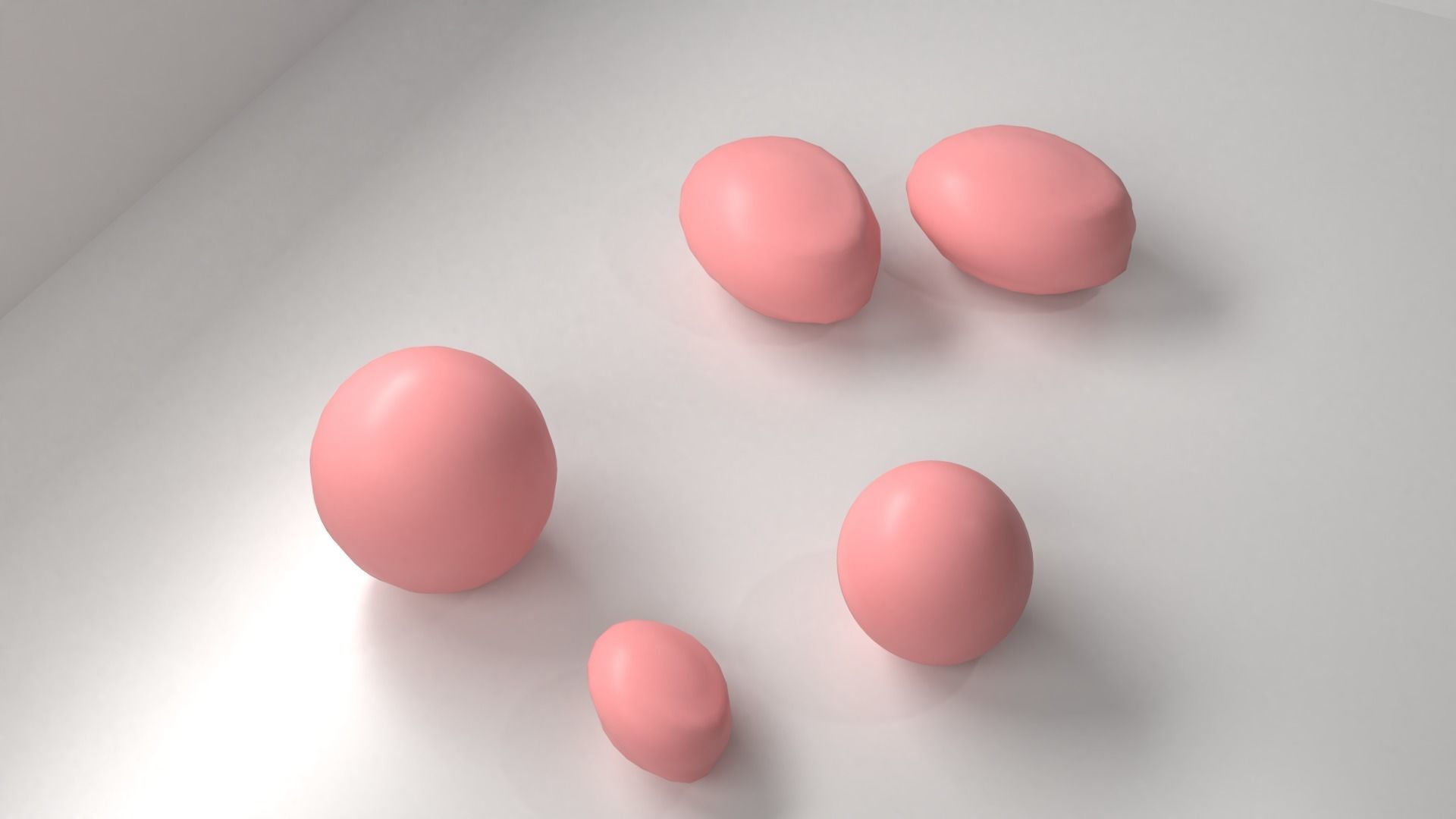 Strawberry Chocolate Drop 3D model_2