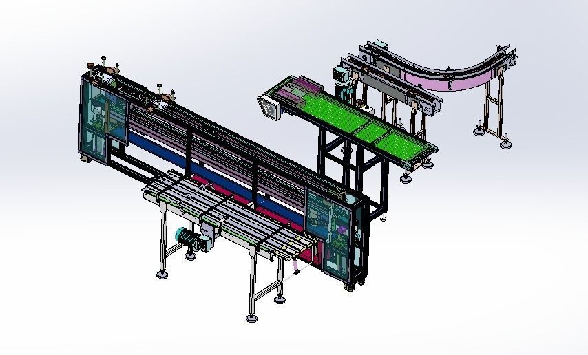Conveyor assembly 3D model_18
