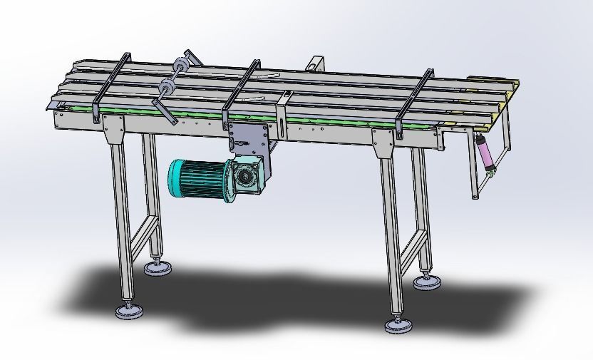 Conveyor assembly 3D model_11