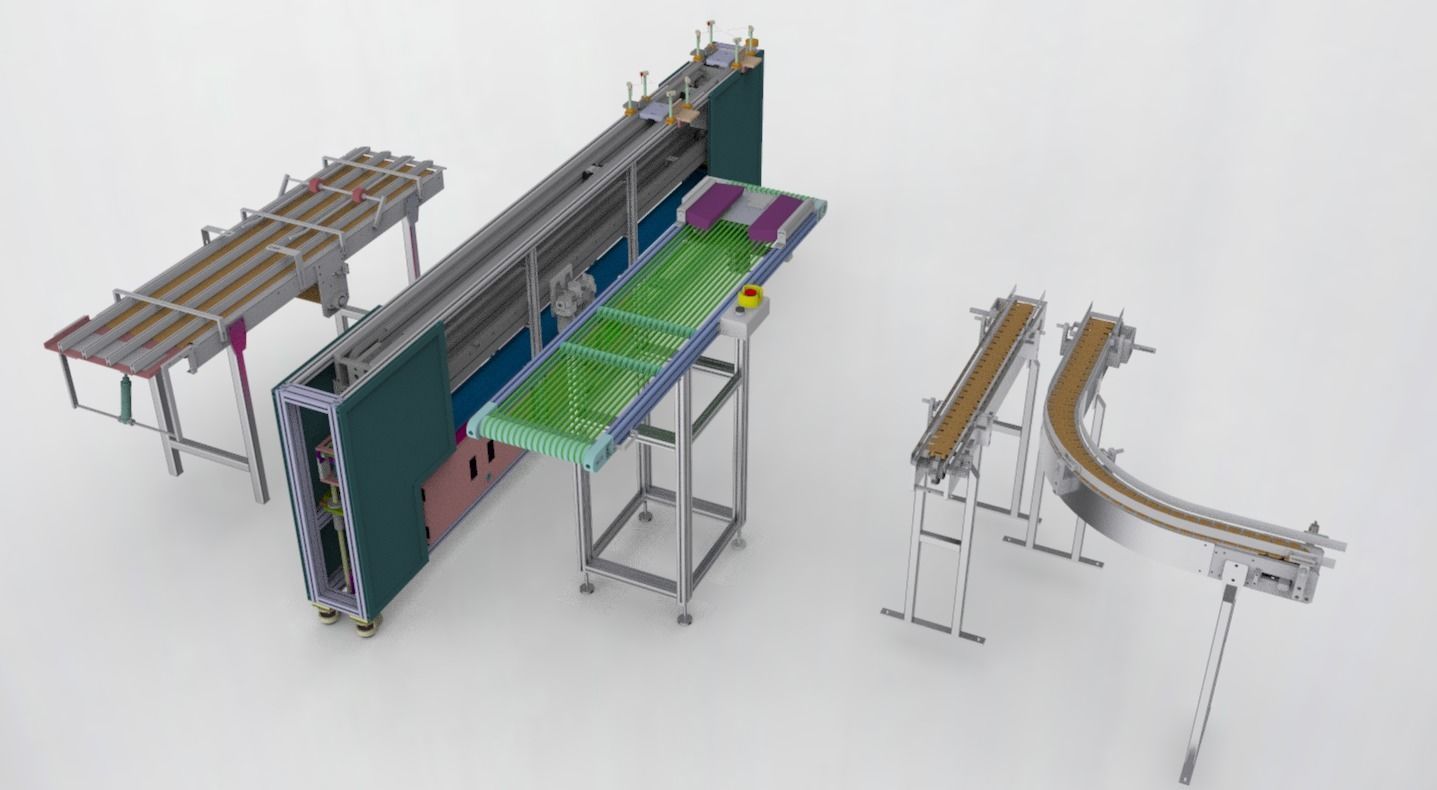Conveyor assembly 3D model_17