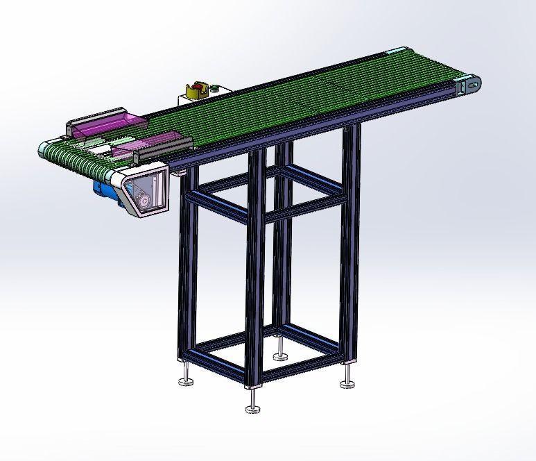 Conveyor assembly 3D model_13