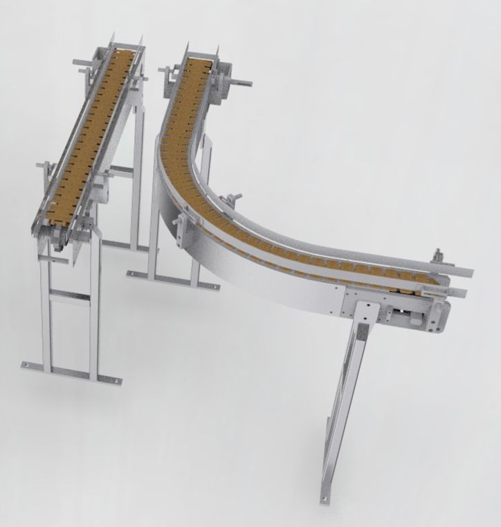 Conveyor assembly 3D model_6