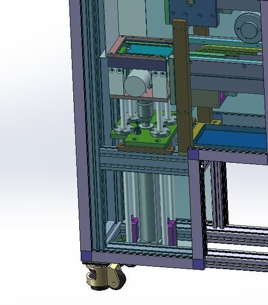 Conveyor assembly 3D model_5