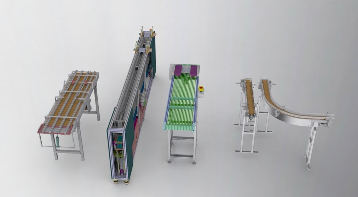 Conveyor assembly 3D model_1