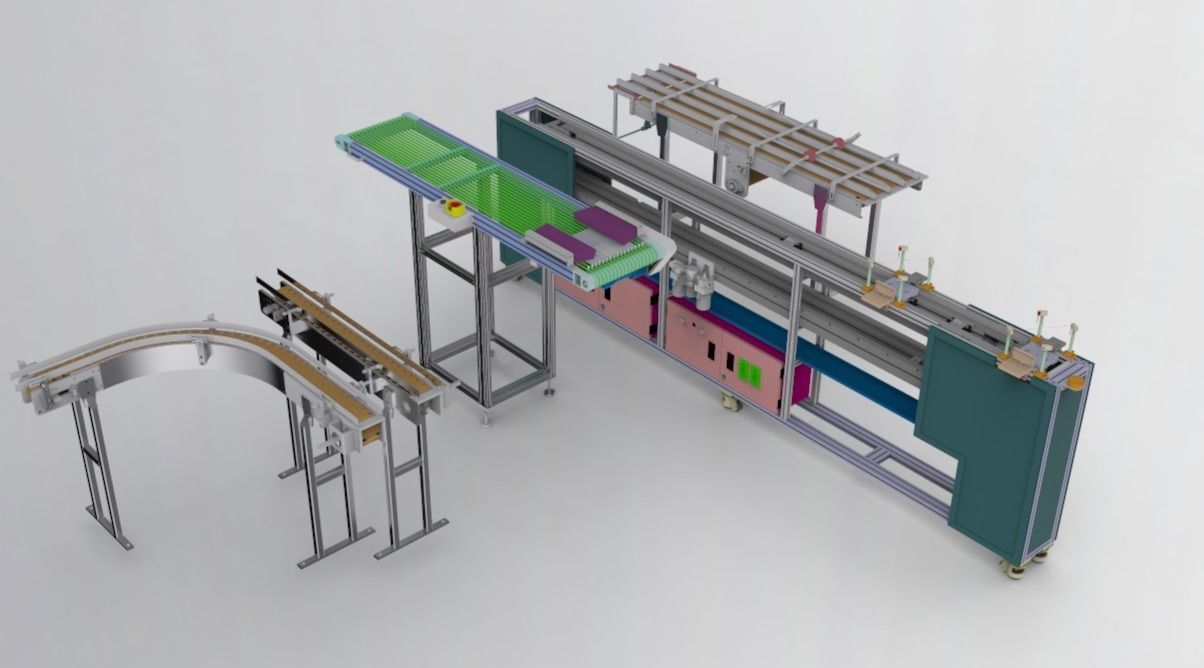 Conveyor assembly 3D model_3