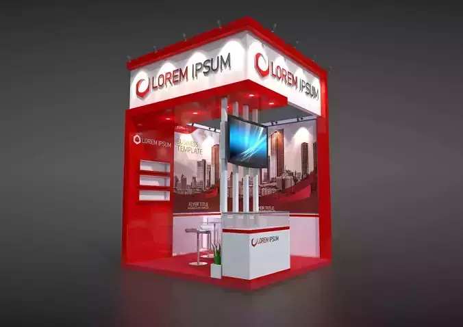 EXHIBITION STAND MS 9 sqm