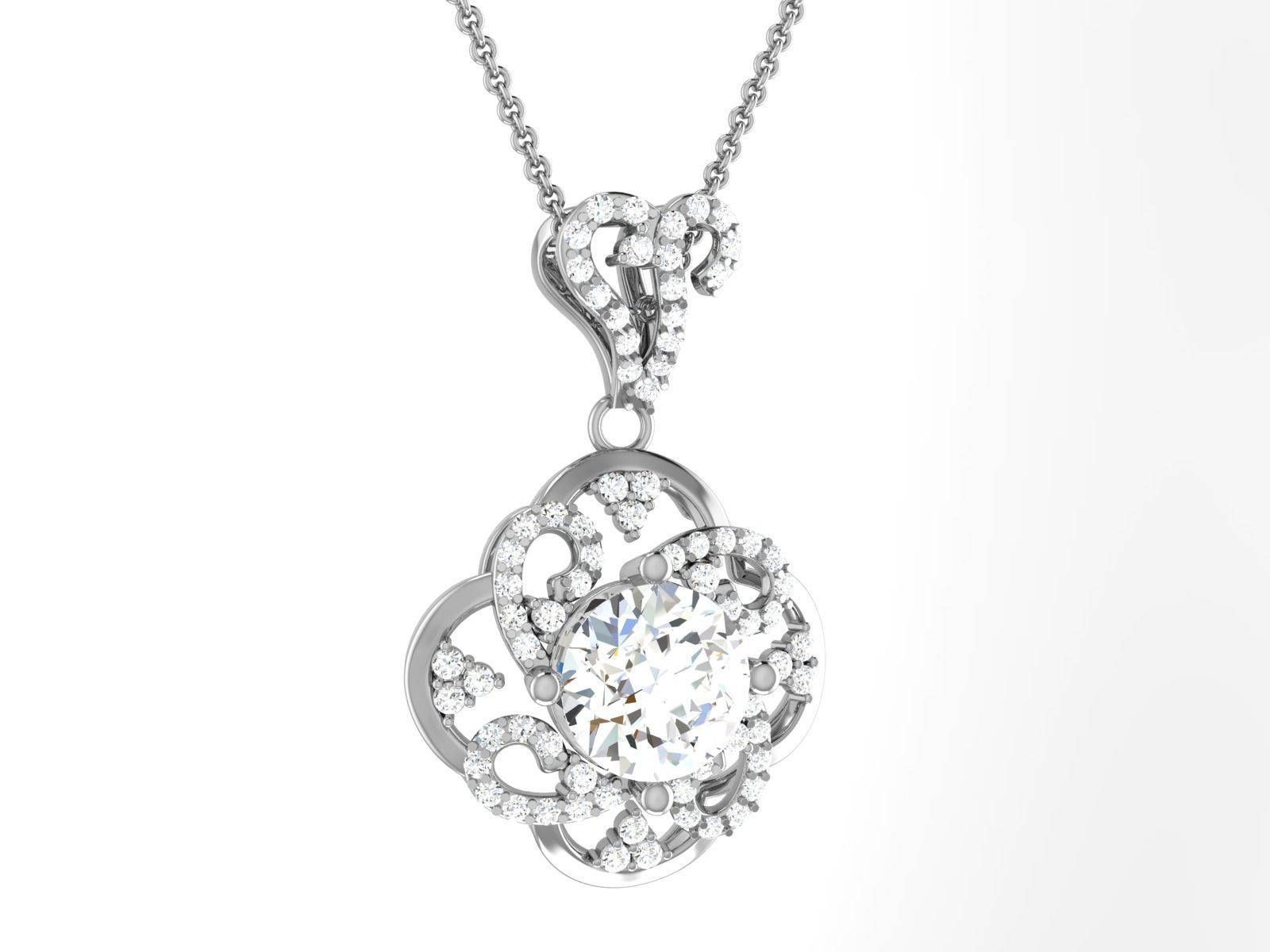 Women pendant 3dm render detail 3D print model_5